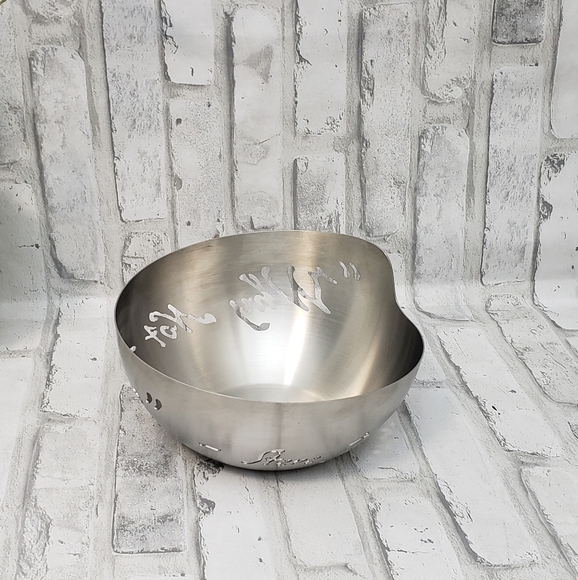 Steelforme Laser Cut Bowl Steve Jacobson